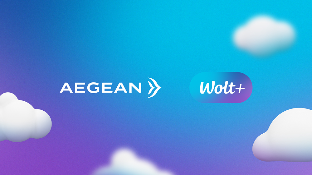 Wolt και Aegean προσφέρουν αποκλειστικά προνόμια στα μέλη του Miles+Bonus